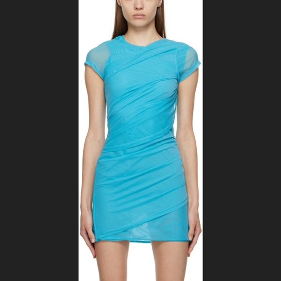 Nwot gimaguas Exclusive Semi Sheer Spring Mini Dress s - Picture 5 of 5